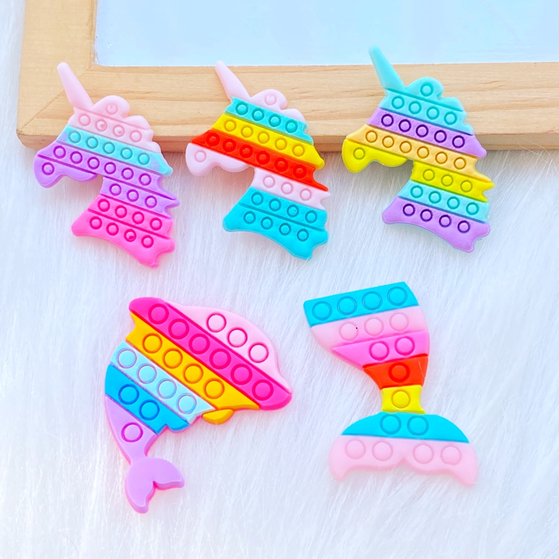 20Pcs New Cute Fishtail Unicor - огляд і ціна Embellishment Glue Craft
