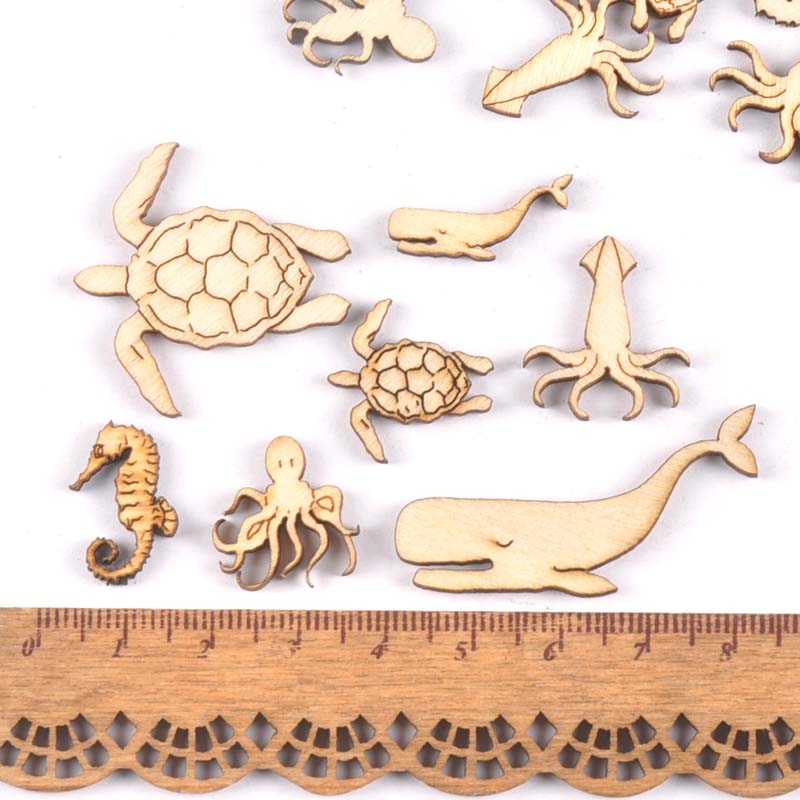 20Pcs 25-40mm Sea Turtle/horse - огляд і ціна Embellish Craft