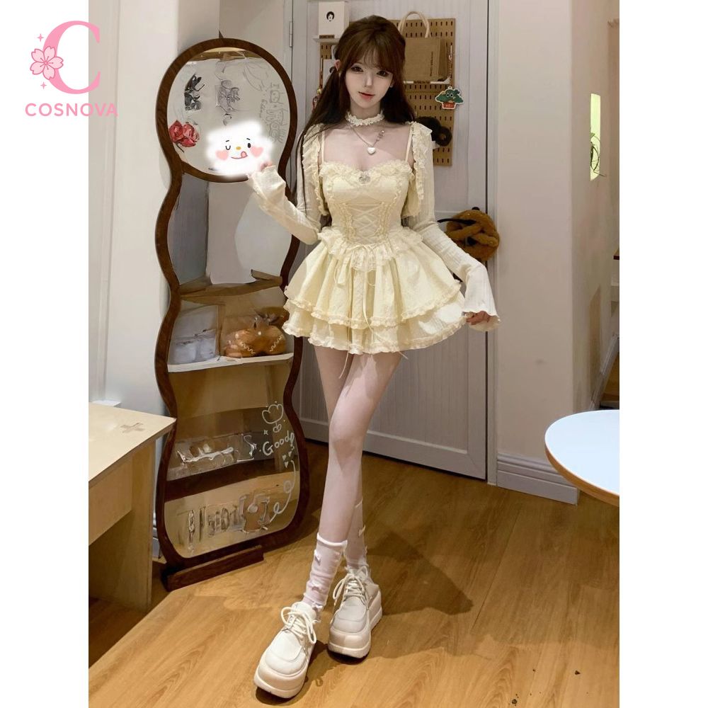 Sweet Lolita Camisole Dress Se - огляд і ціна Elastic Lace Trim
