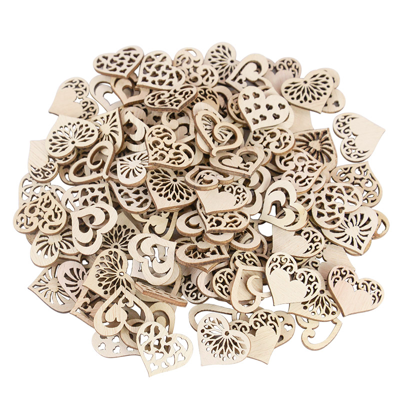 50/100pcs Hollowed Heart Patte - огляд і ціна Embellish Craft