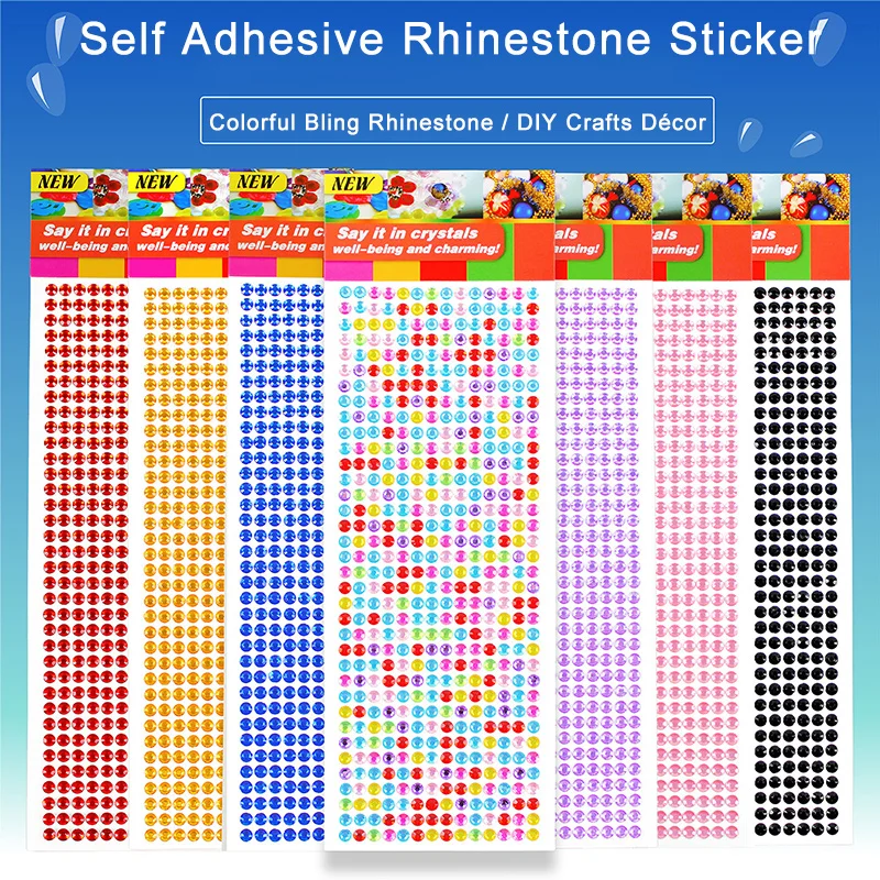 900/504Pcs Bling Acrylic Rhine - огляд і ціна Embellishment Glue Craft