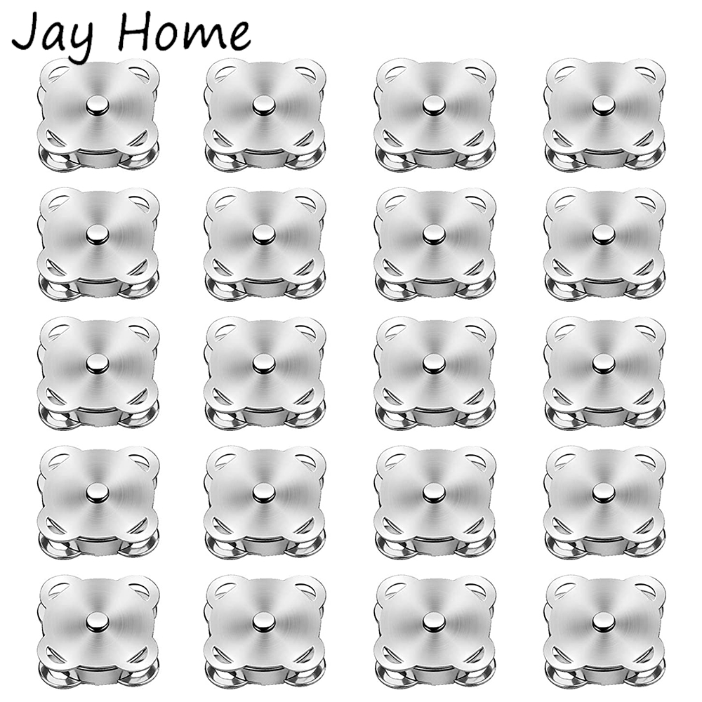 20 Sets Magnetic Button Metal  - огляд і ціна Iron On Stud Set