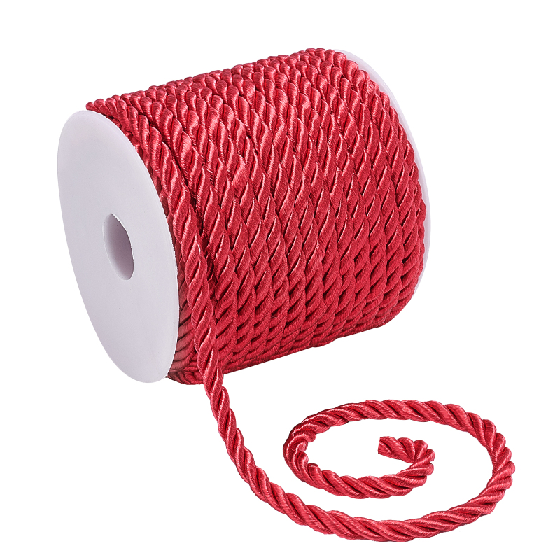 19.6 Yard Red Silk Rope 3-Ply  - огляд і ціна Cord Trim Twisted