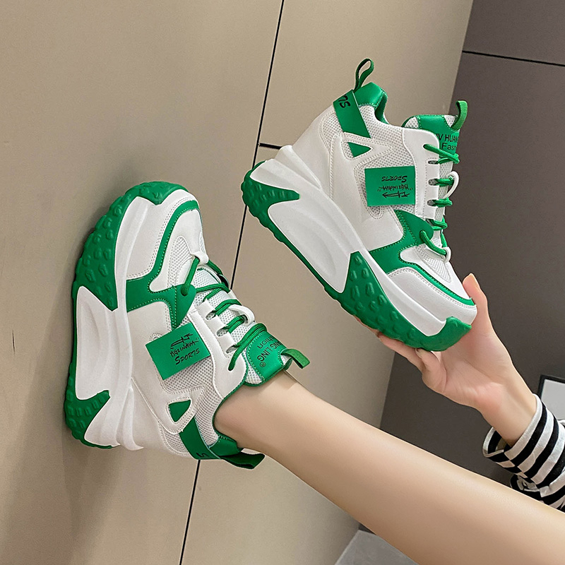 9.5CM Women High Platform Snea - огляд і ціна Guipure Lace Panel