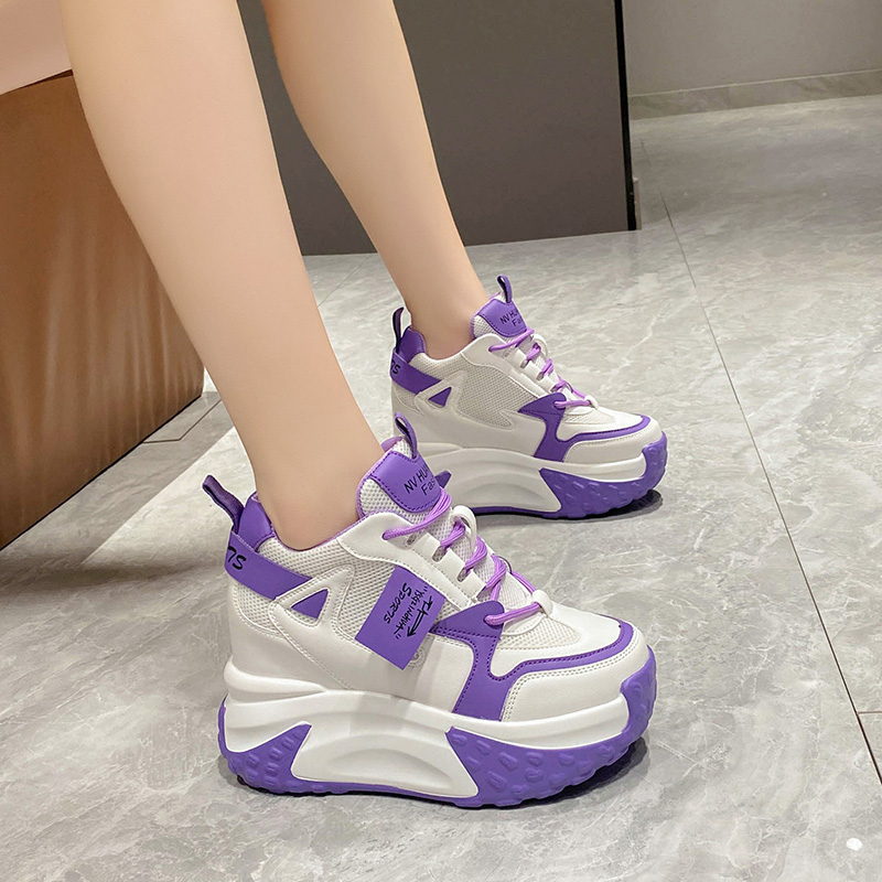 9.5CM Women High Platform Snea - огляд і ціна Guipure Lace Panel