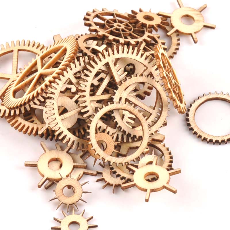 20-40mm 36pcs Unfinished Wood  - огляд і ціна Embellish Craft