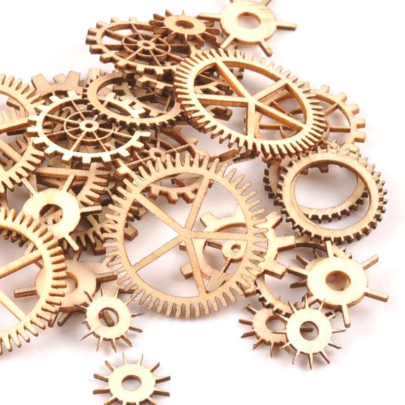 20-40mm 36pcs Unfinished Wood  - огляд і ціна Embellish Craft