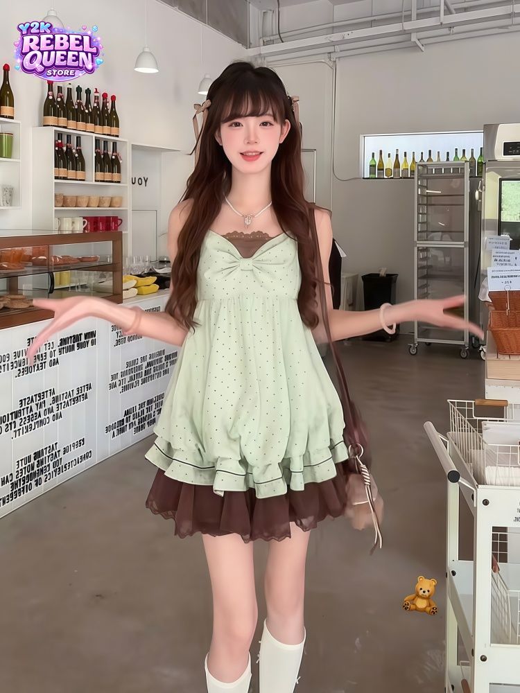 Coquette Sweet Korean Polka Do - огляд і ціна Elastic Lace Trim