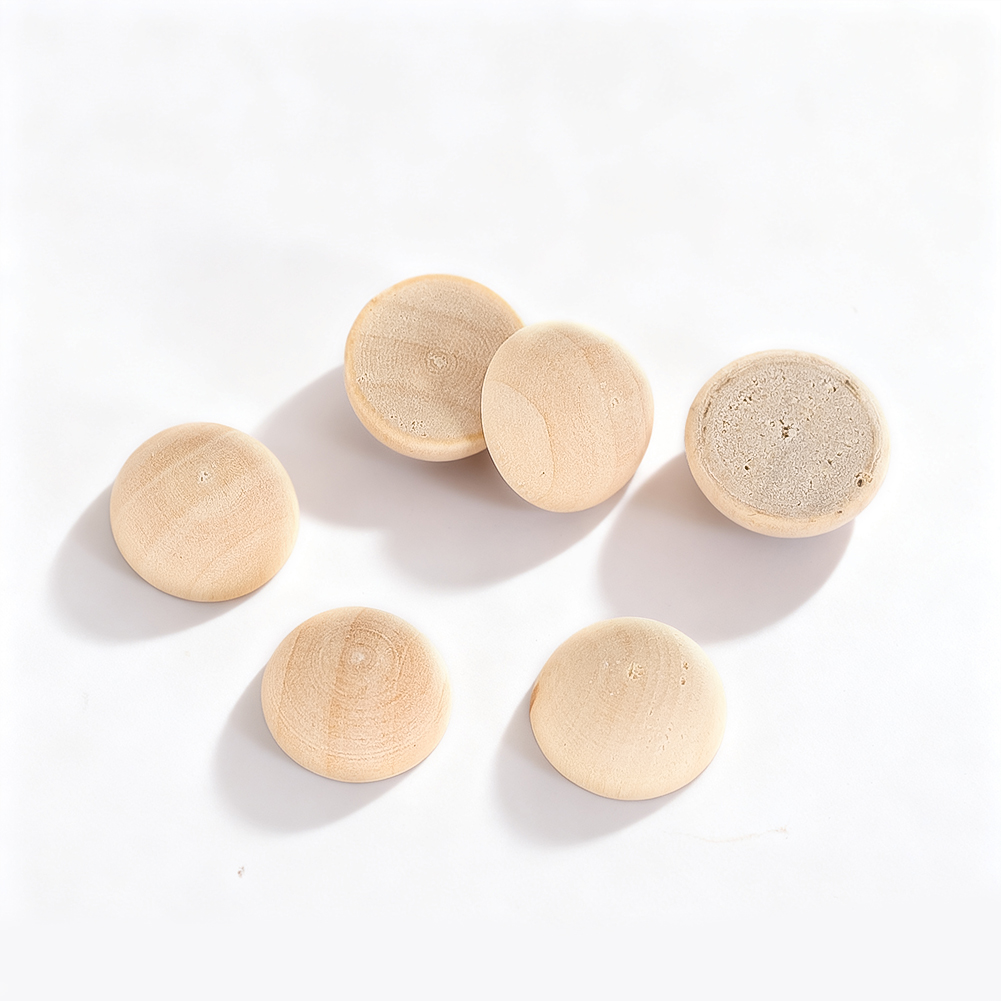 120pcs 15mm Half Wood Balls Un - огляд і ціна Embellish Craft