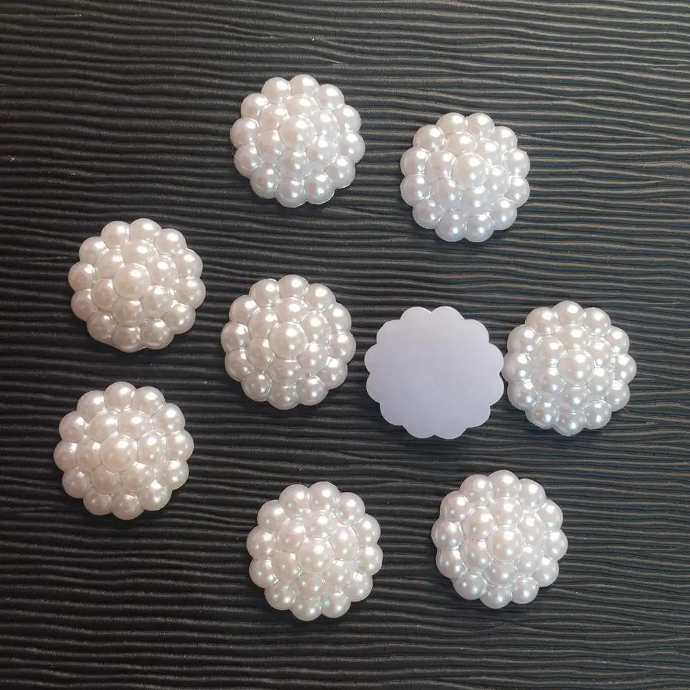 80pcs/lot  Flatback Pearl Chri - огляд і ціна Embellishment Glue Craft