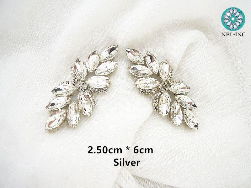 (1PC) Silver gold rhinestone b - огляд і ціна Sew On Rhinestone