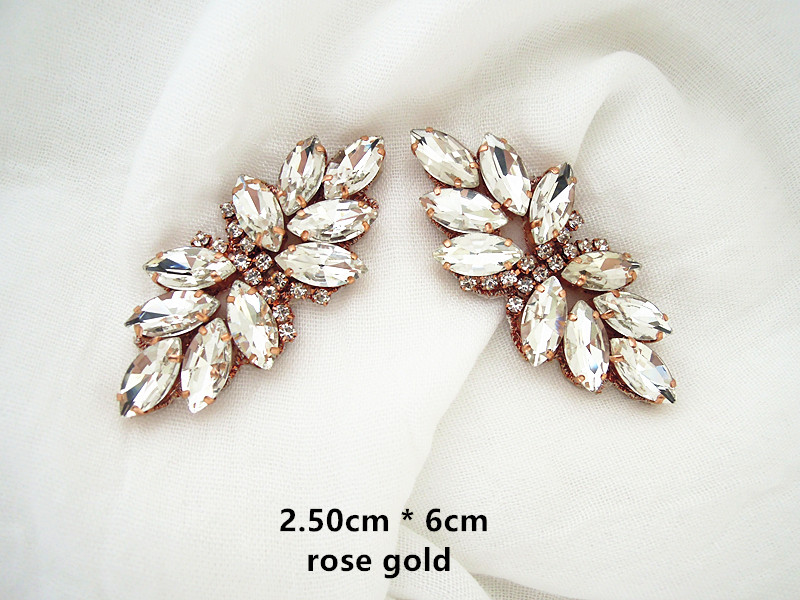(1PC) Silver gold rhinestone b - огляд і ціна Sew On Rhinestone